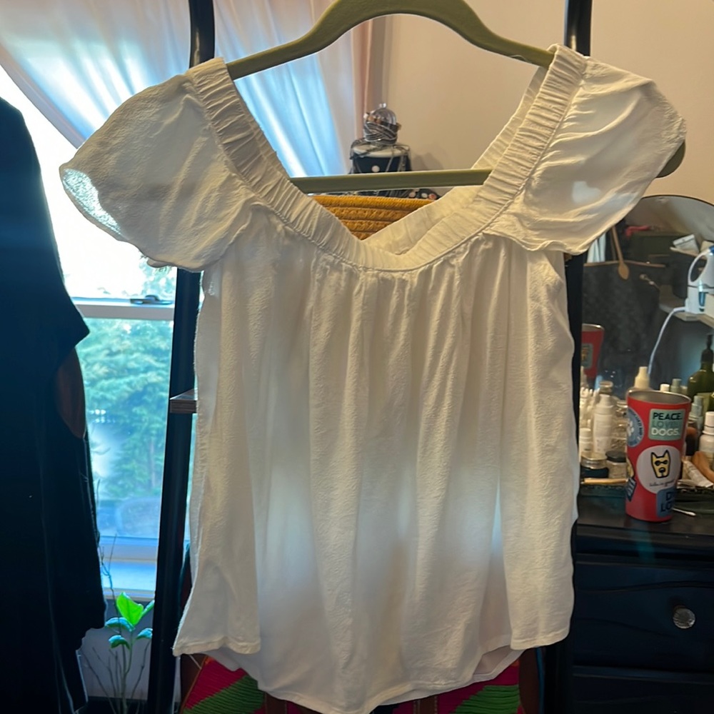White blouse. Size small.